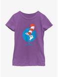 Dr. Seuss's Cat In The Hat Be Original Youth Girls T-Shirt, PURPLE BERRY, hi-res