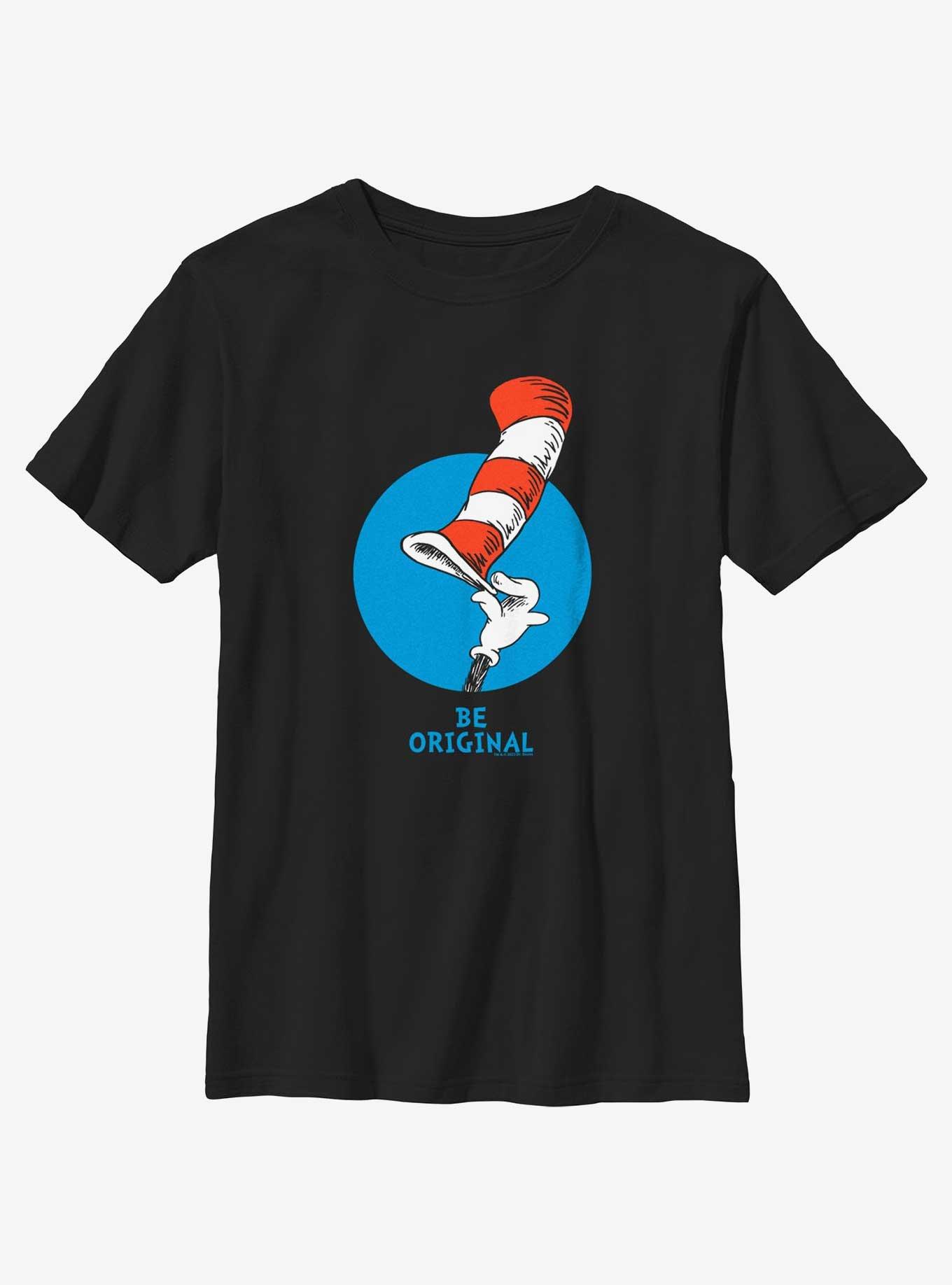 Dr. Seuss's Cat In The Hat Be Original Youth T-Shirt, , hi-res