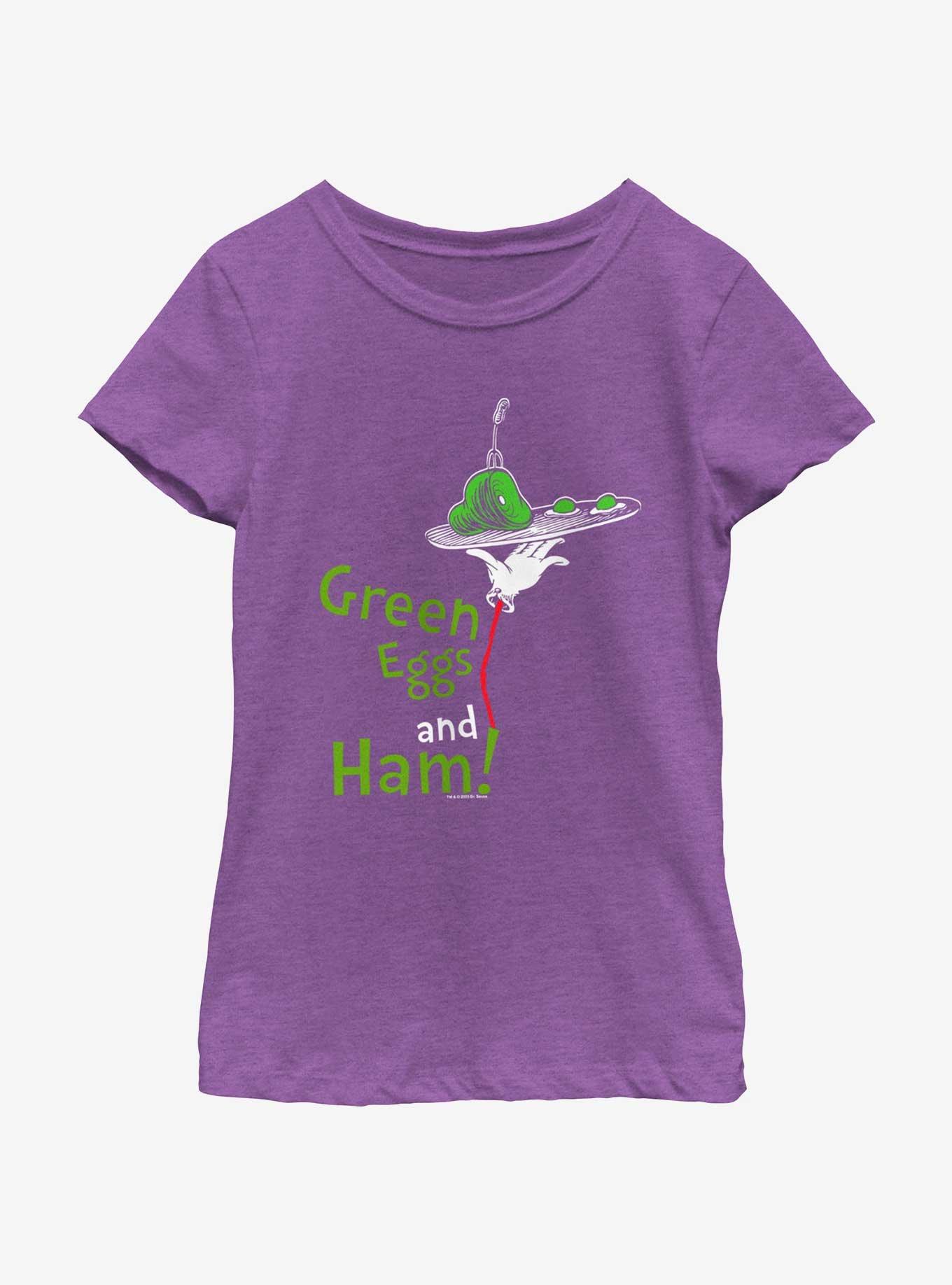 Dr. Seuss's Green Eggs & Ham Green Eggs & Ham Youth Girls T-Shirt, , hi-res