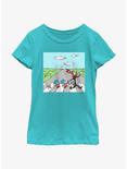 Dr. Seuss's Cat In The Hat Crossing Youth Girls T-Shirt, TAHI BLUE, hi-res