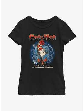 Dr. Seuss's Cat In The Hat Fun To Have Fun Youth Girls T-Shirt, , hi-res