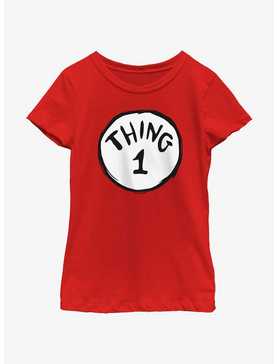 Dr. Seuss's Cat In The Hat Thing 1 Youth Girls T-Shirt, , hi-res