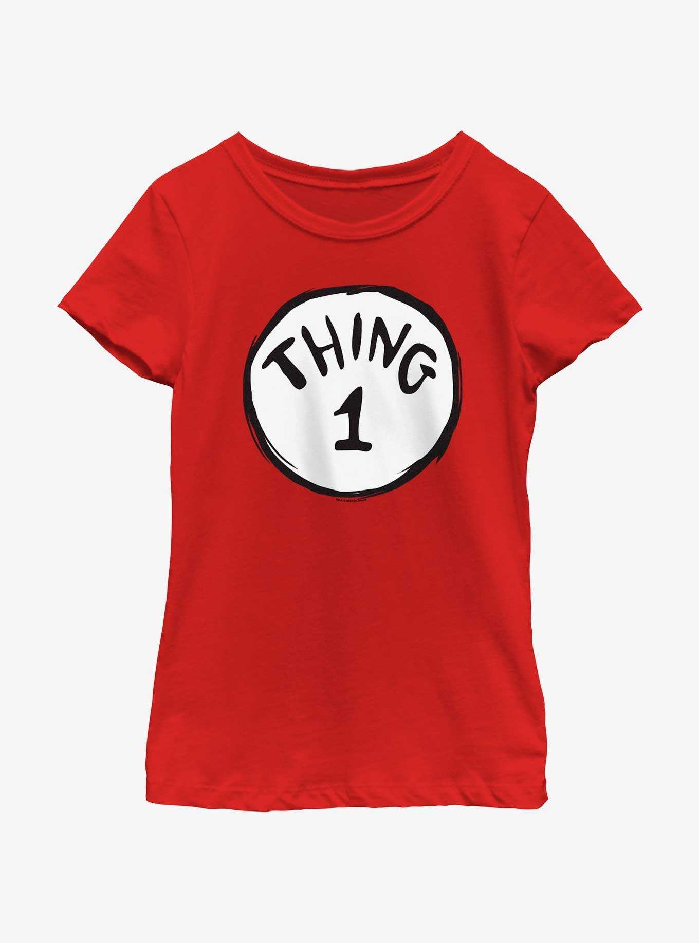 Dr. Seuss's Cat In The Hat Thing 1 Youth Girls T-Shirt, , hi-res