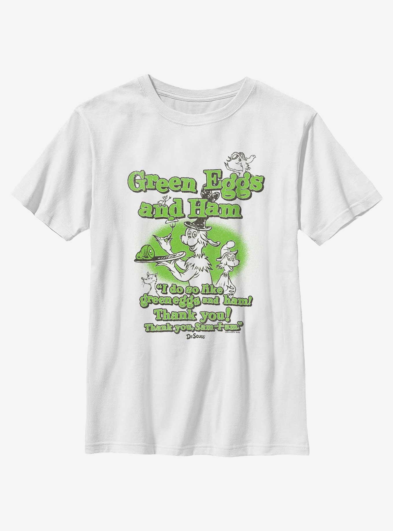 Dr. Seuss's Green Eggs & Ham Thank You Sam Youth T-Shirt, , hi-res