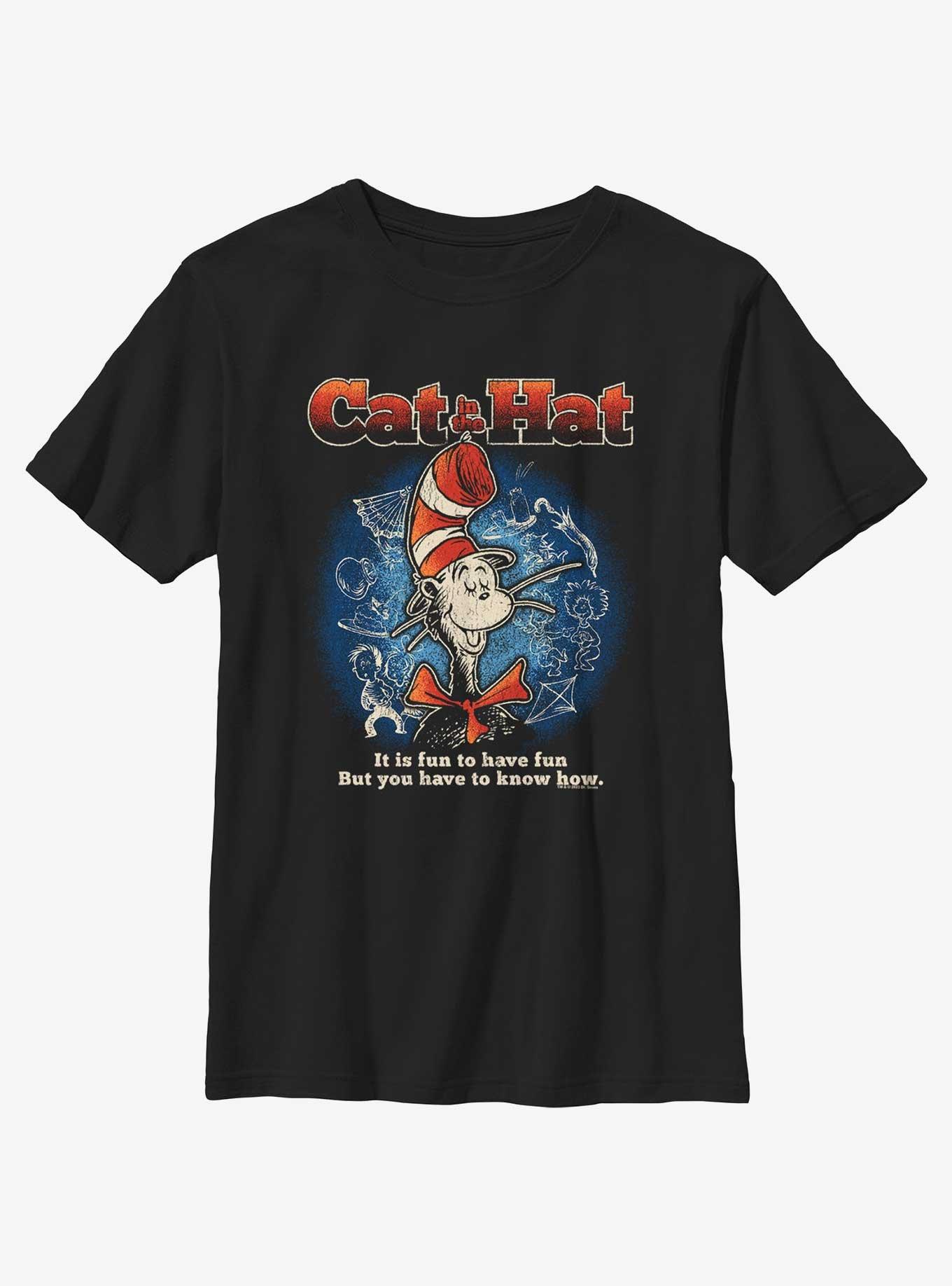 Dr. Seuss's Cat In The Hat Fun To Have Fun Youth T-Shirt, , hi-res