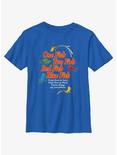 Dr. Seuss's One Fish, Two Fish, Red Fish, Blue Fish Funny Things Are Everywhere Youth T-Shirt, ROYAL, hi-res