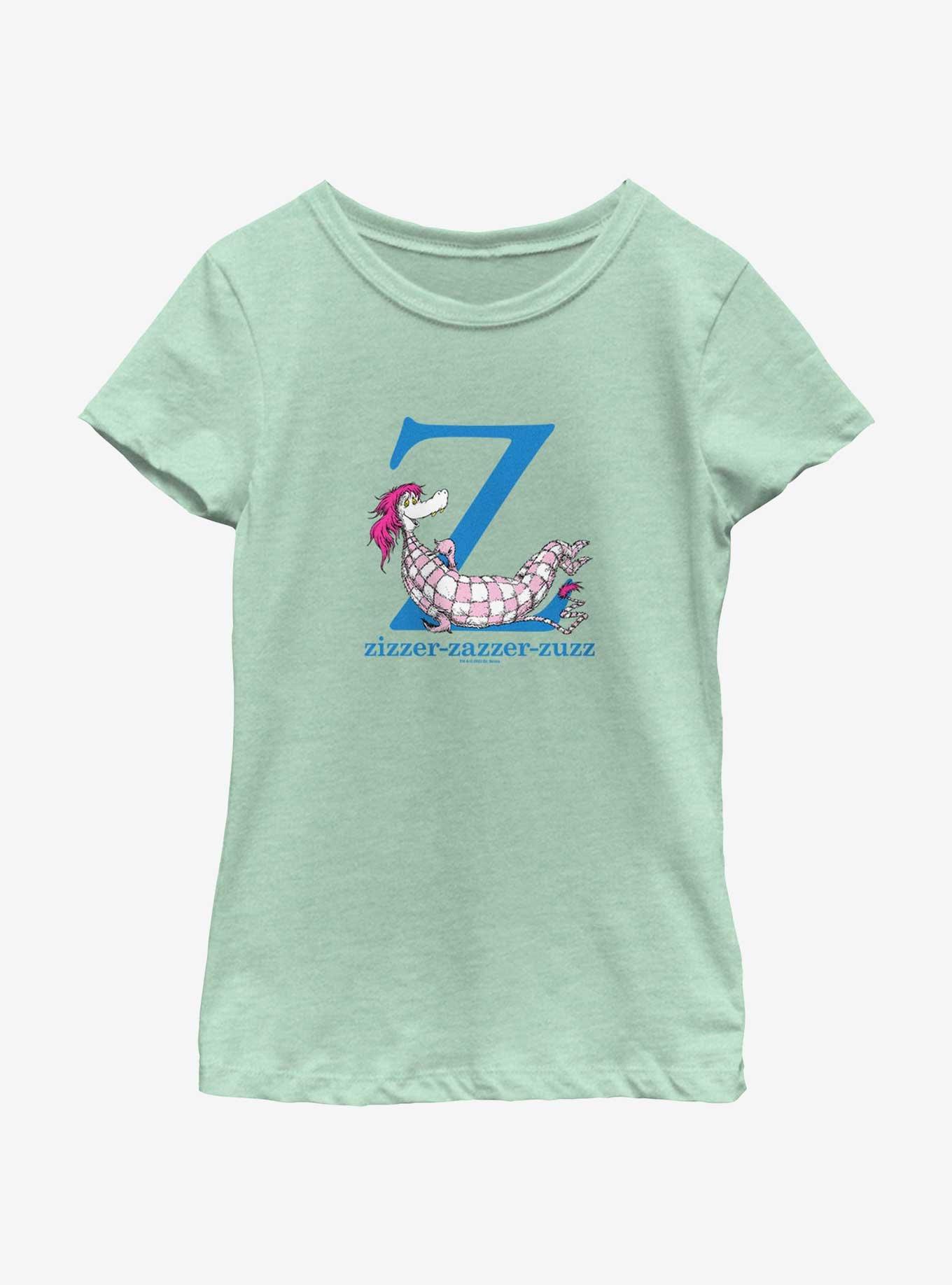 Dr. Seuss's Abc Z For Zizzer-Zazzer-Zuzz Youth Girls T-Shirt