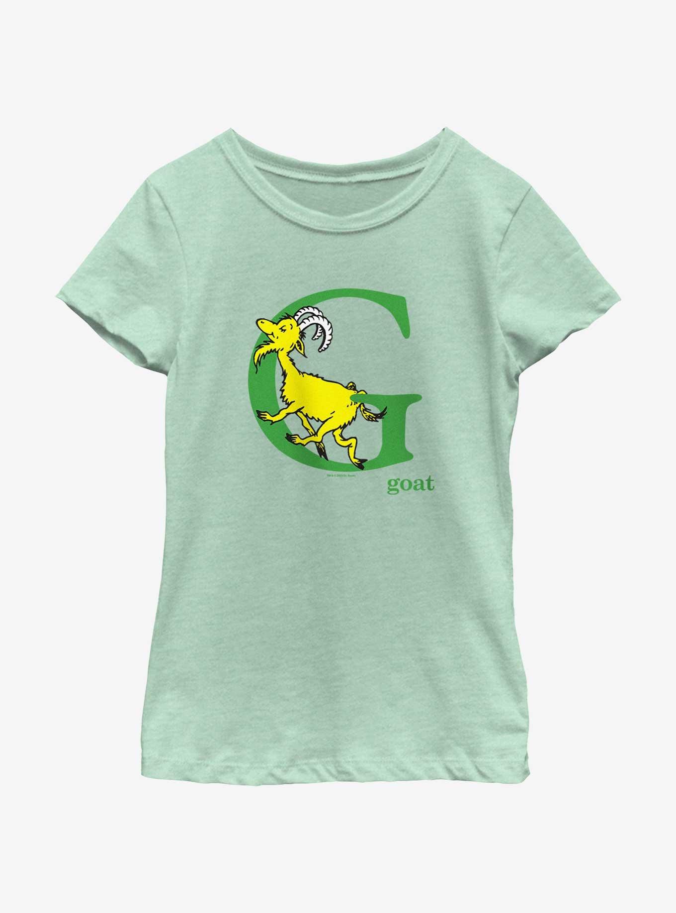 Dr. Seuss's Abc G For Goat Youth Girls T-Shirt