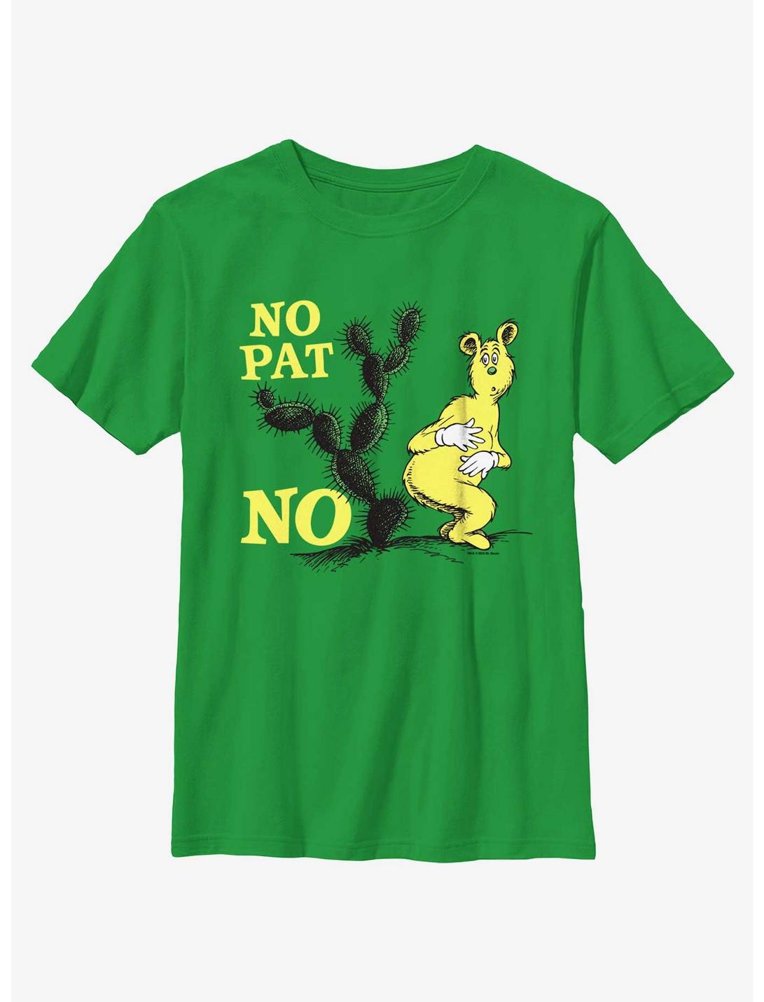 Dr. Seuss's Hop On Pop No Pat No Youth T-Shirt, KELLY, hi-res