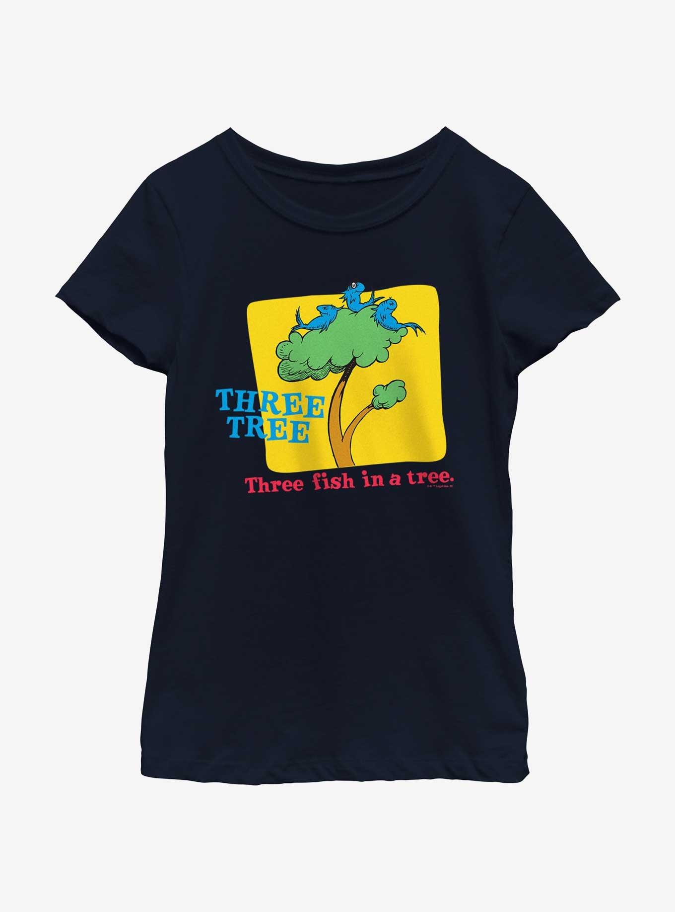 Dr. Seuss's Hop On Pop Three Tree Youth Girls T-Shirt