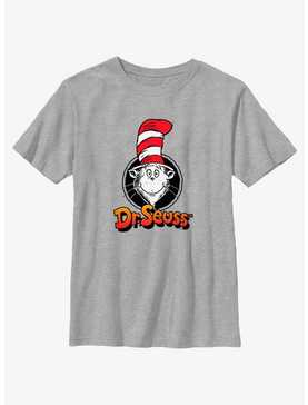 Dr. Seuss's Cat In The Hat Circle Portrait Youth T-Shirt, , hi-res
