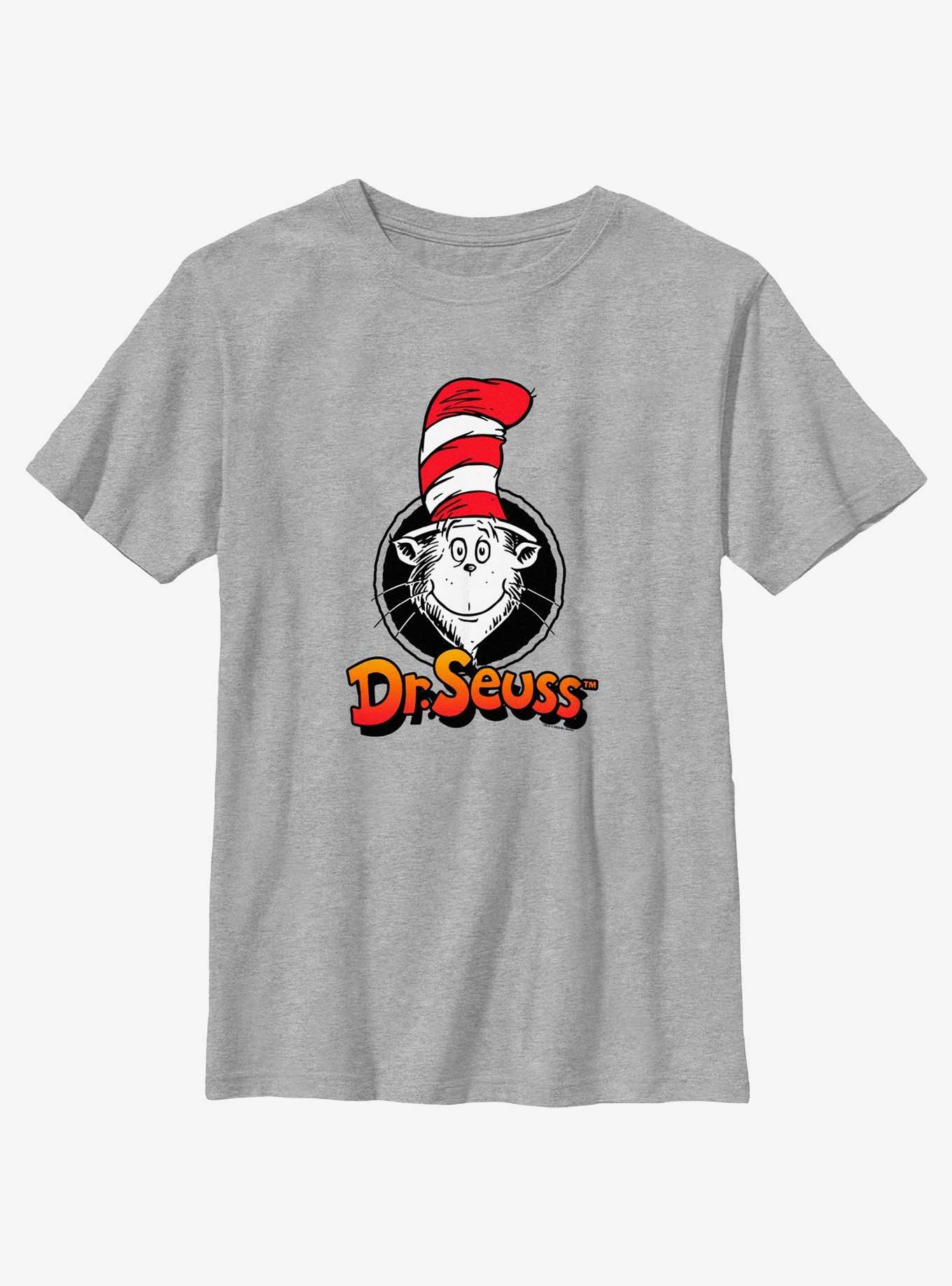 Dr. Seuss's Cat In The Hat Circle Portrait Youth T-Shirt, , hi-res