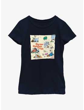 Dr. Seuss's Horton Hatches The Egg Map Youth Girls T-Shirt, , hi-res