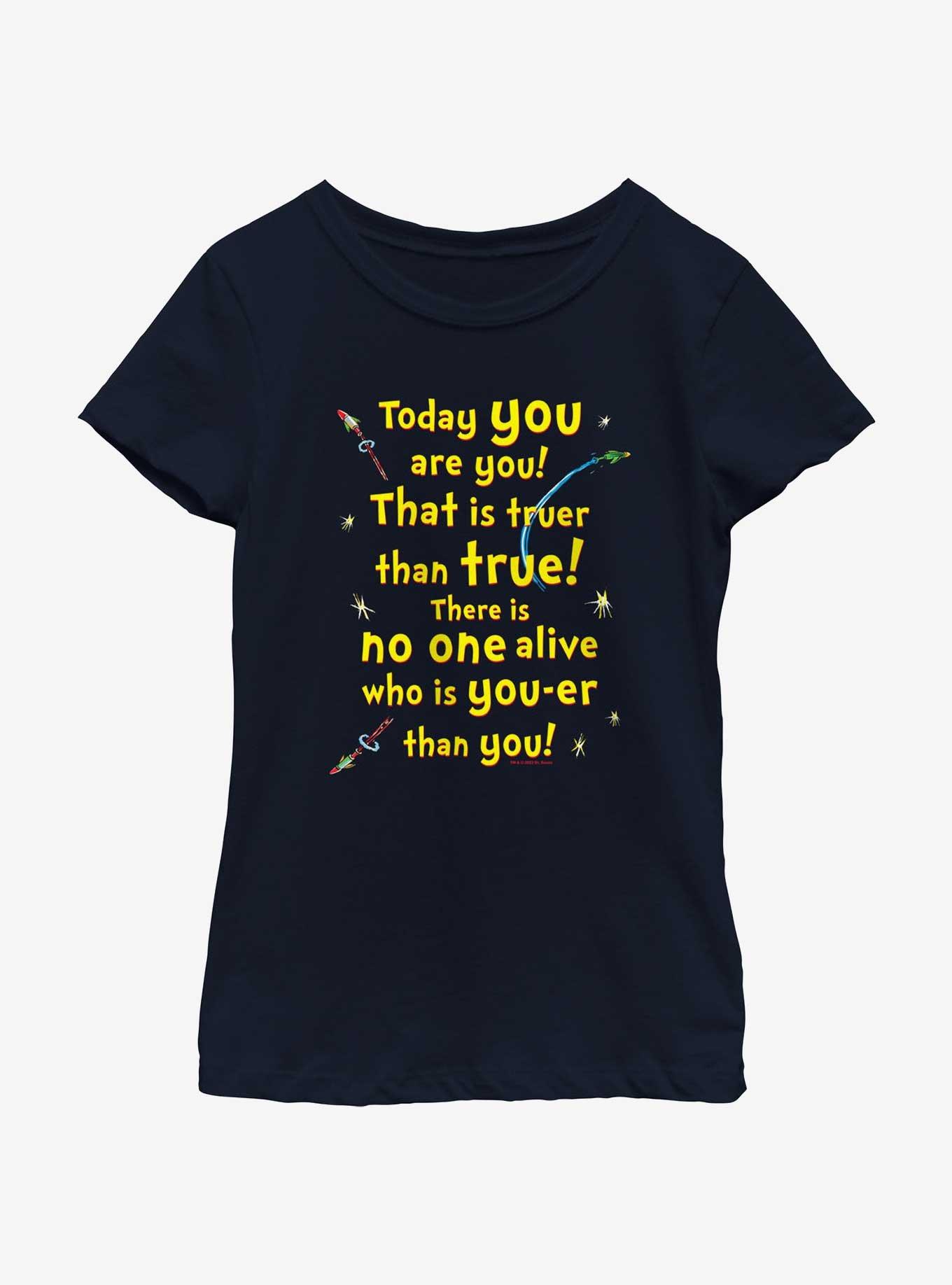 Dr. Seuss Truer Than True Youth Girls T-Shirt