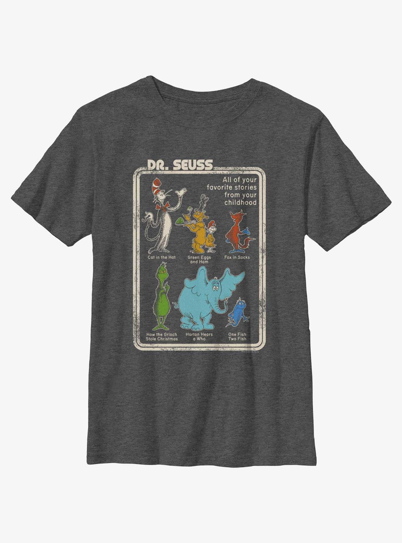 Dr. Seuss Favorite Stories From Childhood Youth T-Shirt