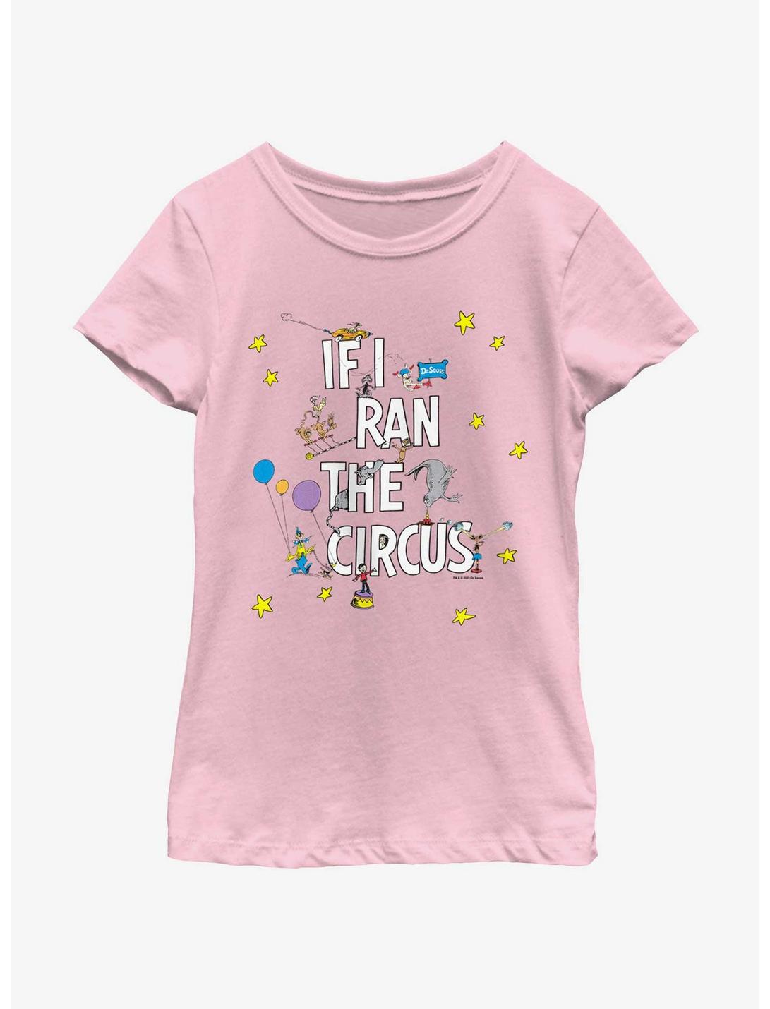 Dr. Seuss's If I Ran The Circus Stars Youth Girls T-Shirt, PINK, hi-res