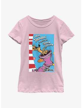 Dr. Seuss's I Had Trouble Getting Into Solla Sollew Cover Youth Girls T-Shirt, , hi-res