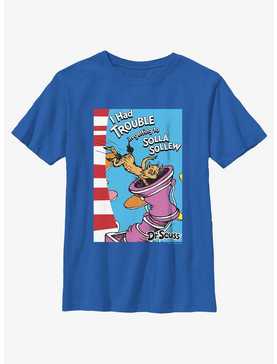 Dr. Seuss's I Had Trouble Getting Into Solla Sollew Cover Youth T-Shirt, , hi-res