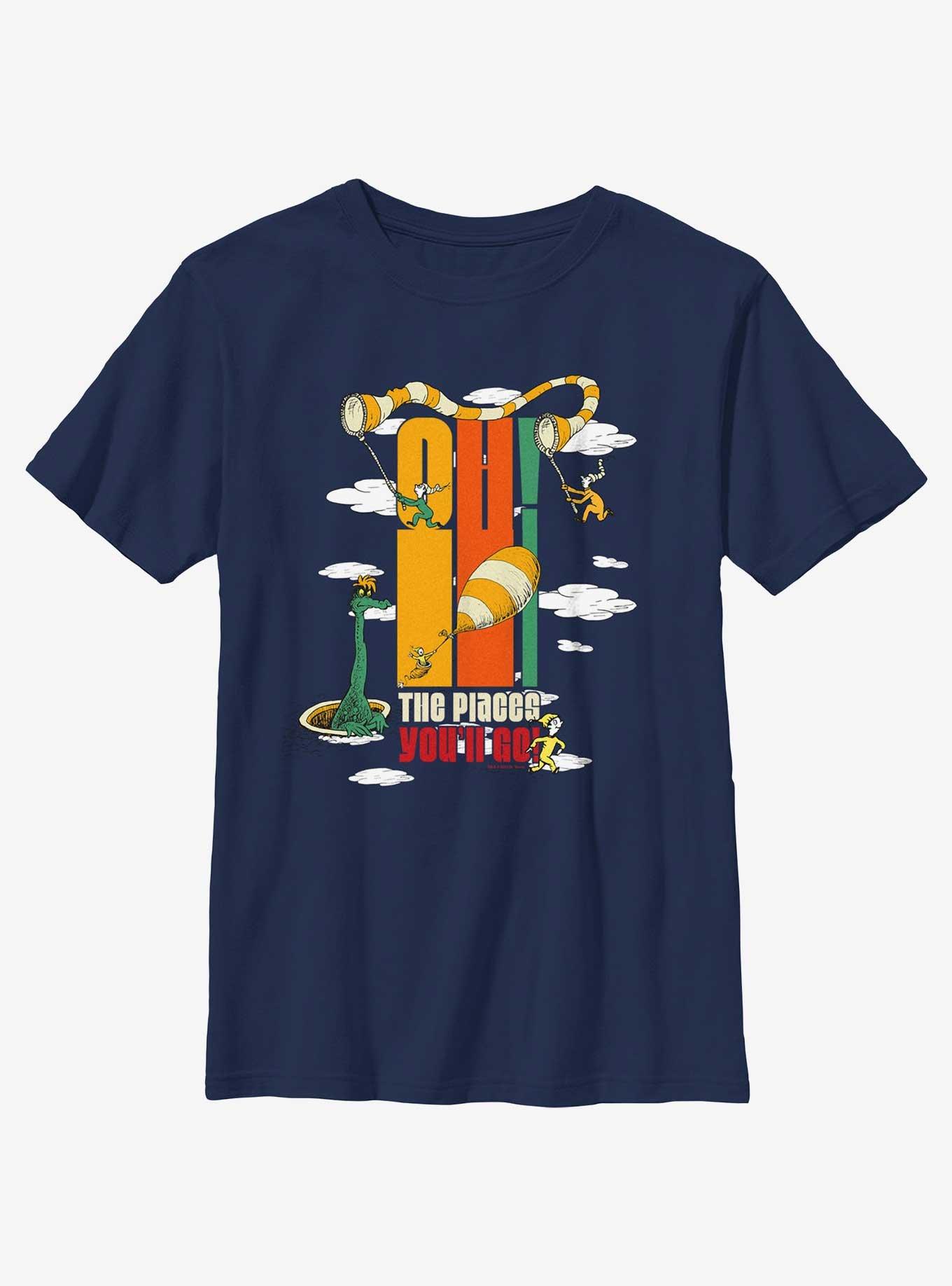 Dr. Seuss's Oh! The Places You'll Go Adventure Flight Youth T-Shirt