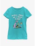 Dr. Seuss's The Bippolo Seed & Other Lost Stories Ikka Gritch Grickle To Feed Youth Girls T-Shirt, TAHI BLUE, hi-res