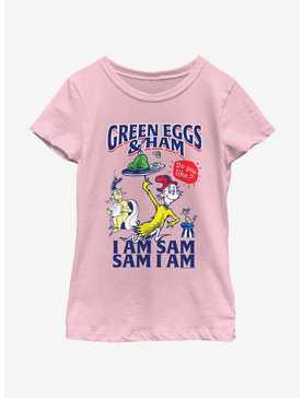 Dr. Seuss's Green Eggs & Ham Sam I Am Youth Girls T-Shirt, , hi-res
