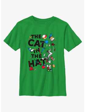 Dr. Seuss's Cat In The Hat Scattered Cat Youth T-Shirt, , hi-res