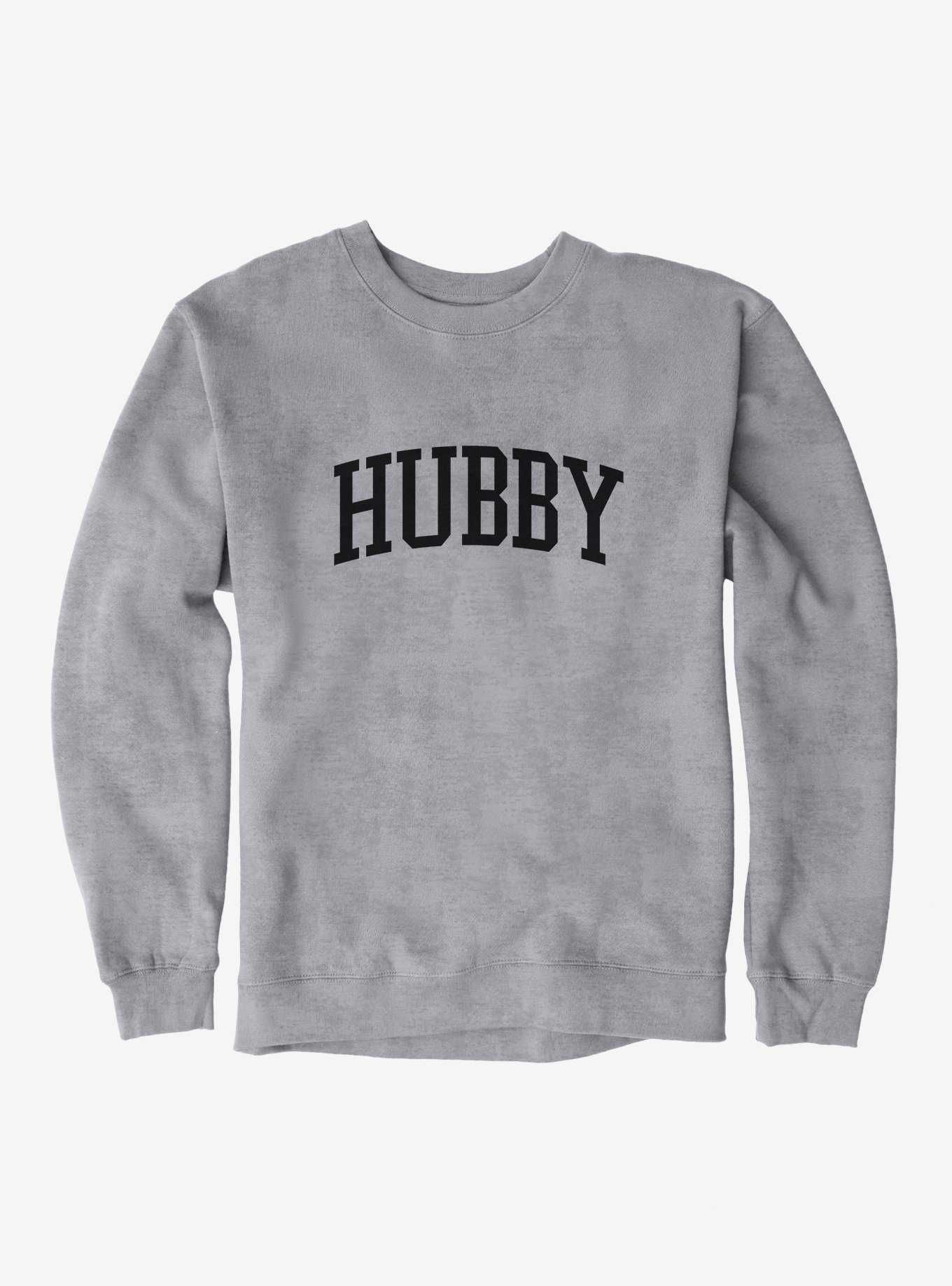Hot Topic Collegiate Hubby Sweatshirt, , hi-res
