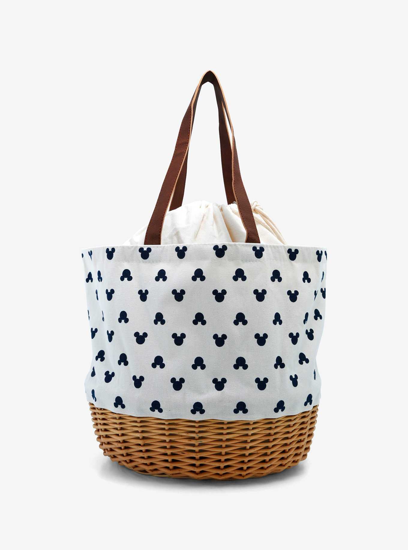 Disney Mickey Mouse Allover Print Basket Tote Bag, , hi-res