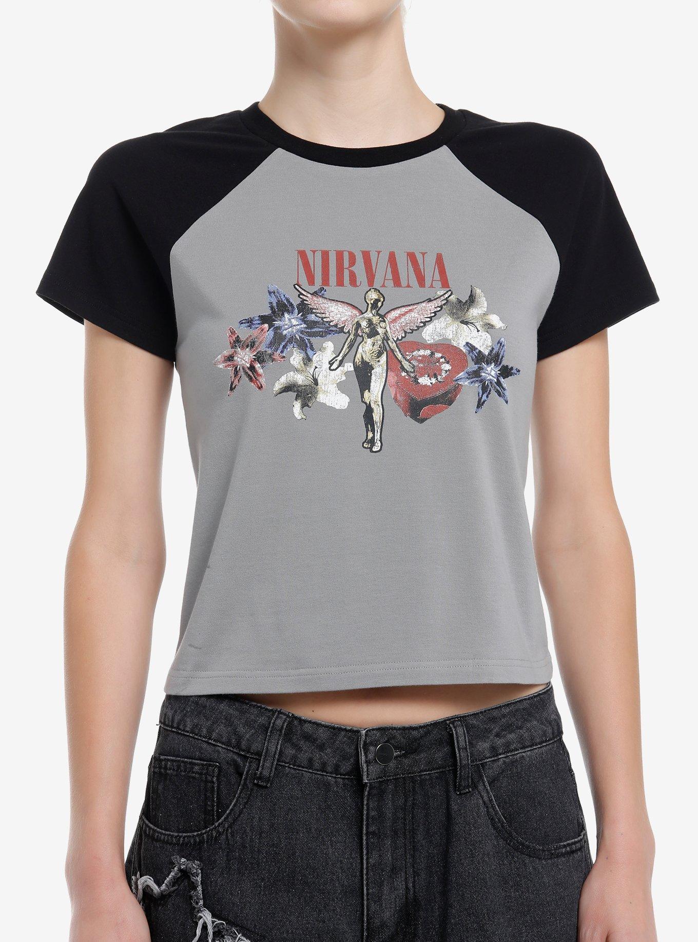 Nirvana In Utero Girls Raglan Baby T-Shirt, , hi-res