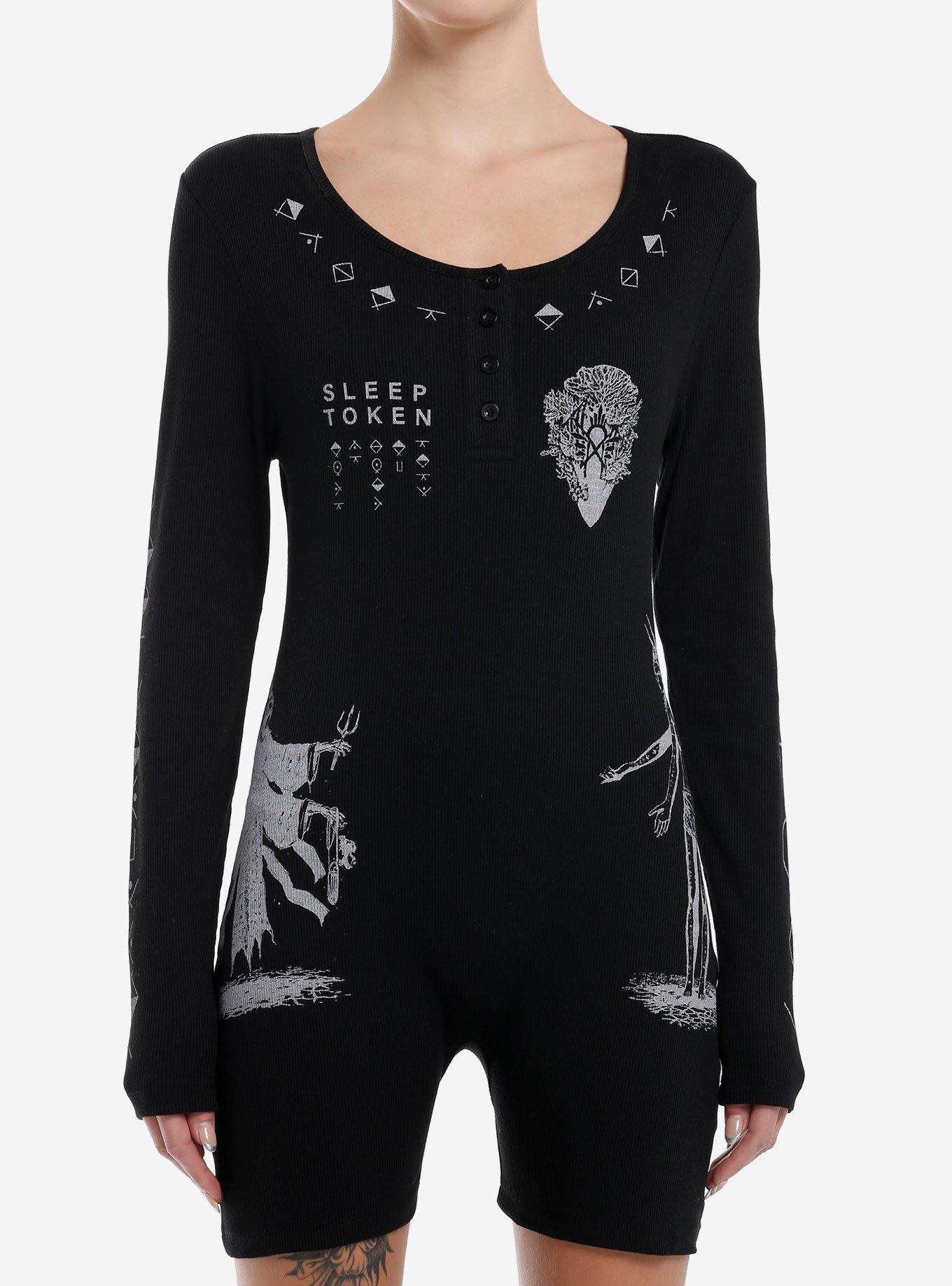 Sleep Token Symbols Girls Long-Sleeve Romper, , hi-res