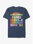Rainbow Brite Table Of Color T-Shirt, NAVY HTR, hi-res