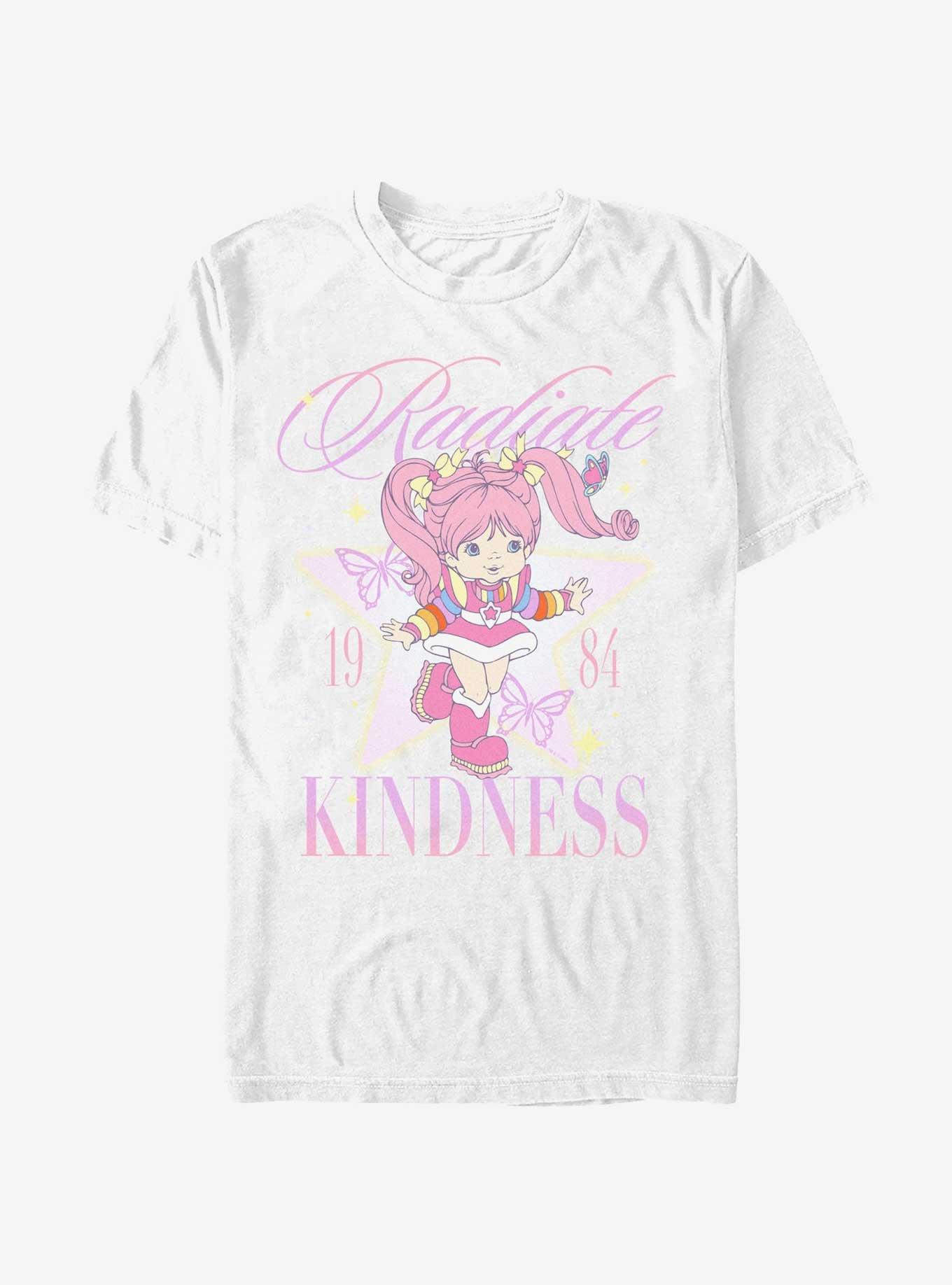 Rainbow Brite Tickled Pink Radiate Kindness T-Shirt, WHITE, hi-res