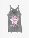Rainbow Brite Tickled Pink Radiate Kindness Girls Tank, GRAY HTR, hi-res