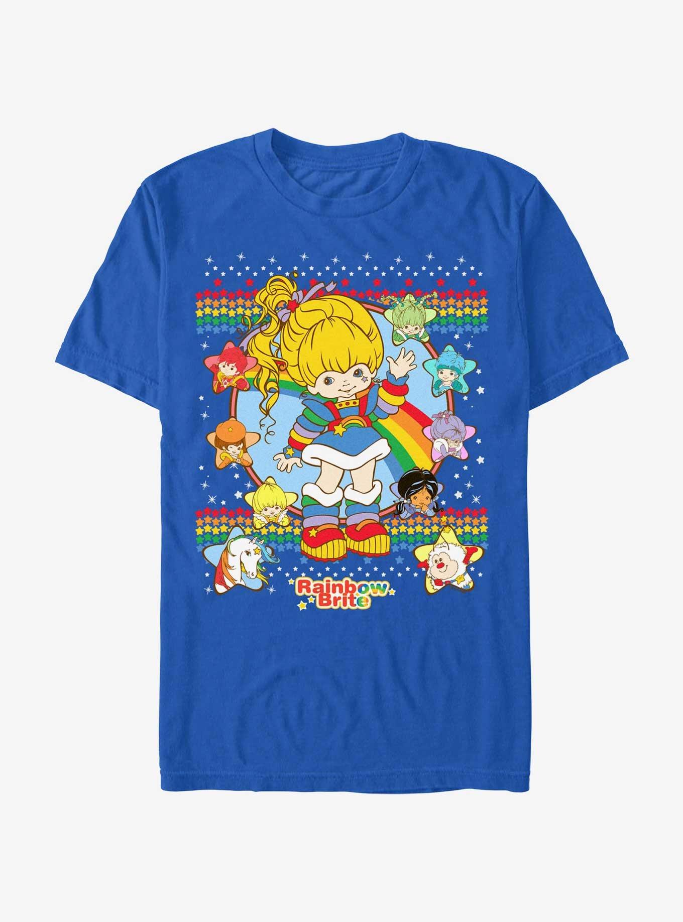 Rainbow Brite Star Rainbows T-Shirt, ROYAL, hi-res