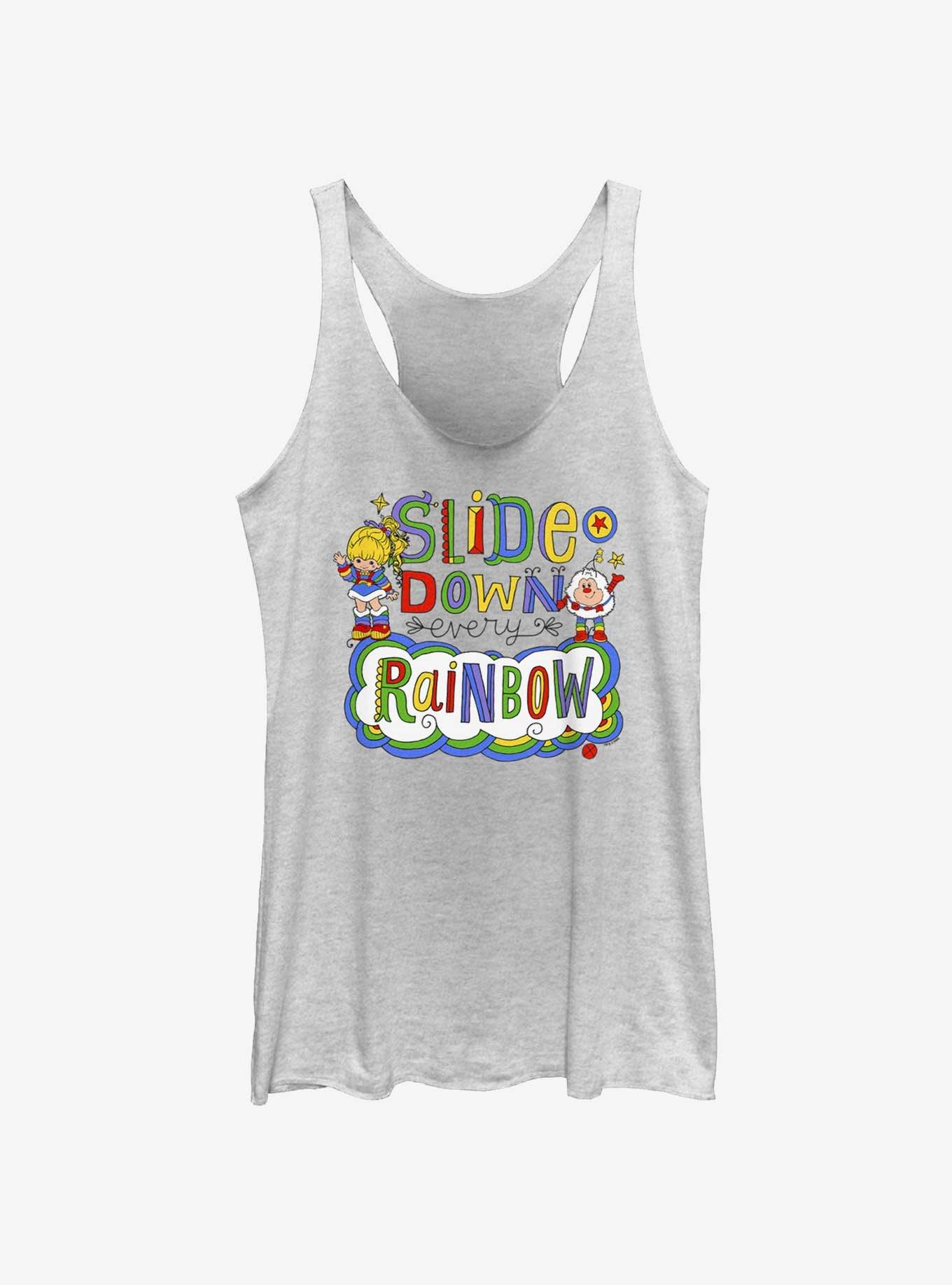 Rainbow Brite Slide Down Every Rainbow Girls Tank