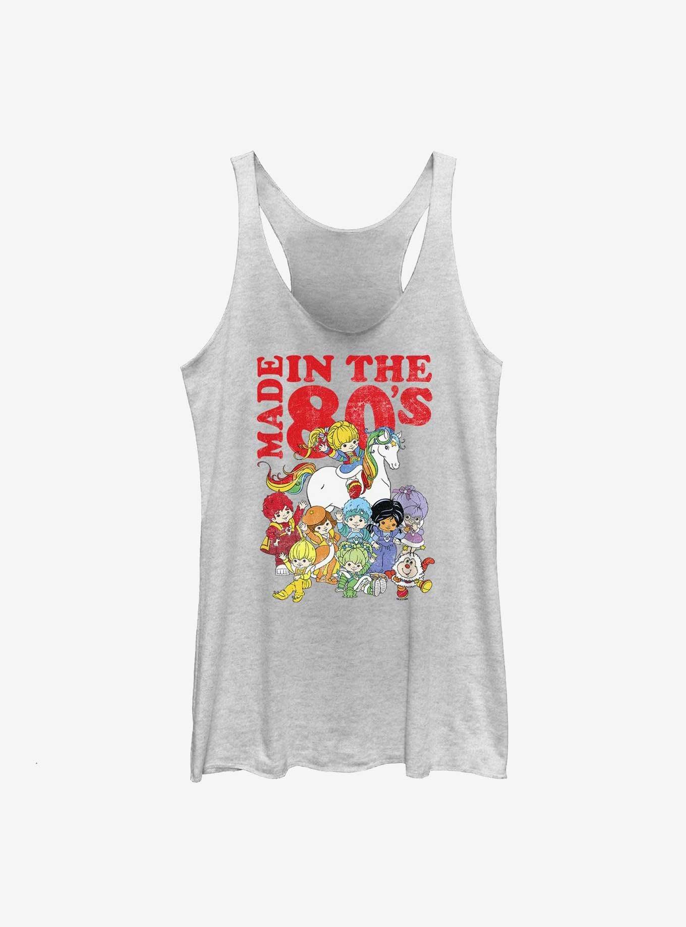 Rainbow Brite Made In The 80's Girls Tank, WHITE HTR, hi-res