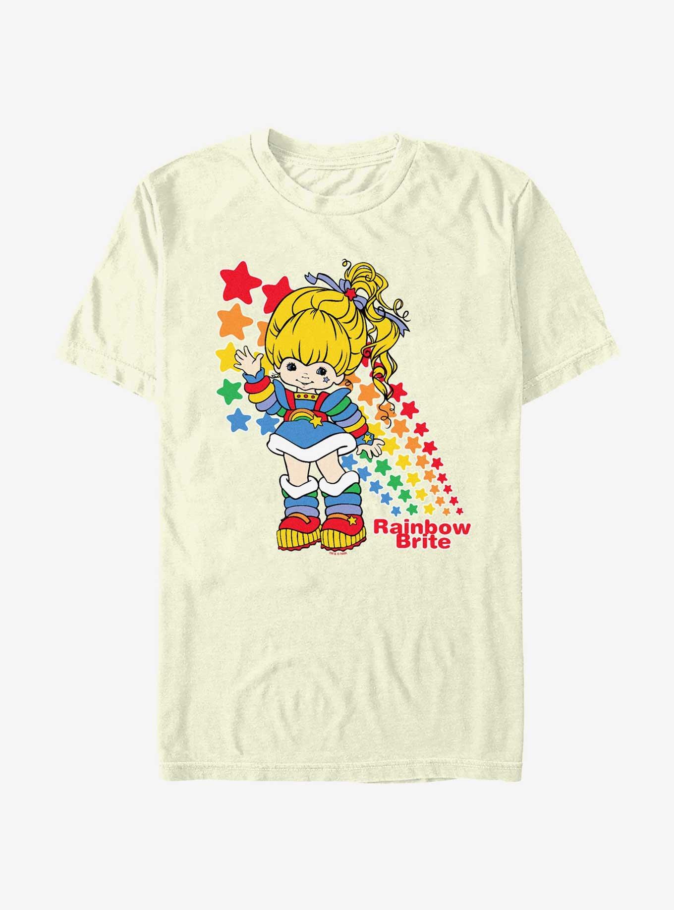 Rainbow Brite Hello Star T-Shirt, NATURAL, hi-res