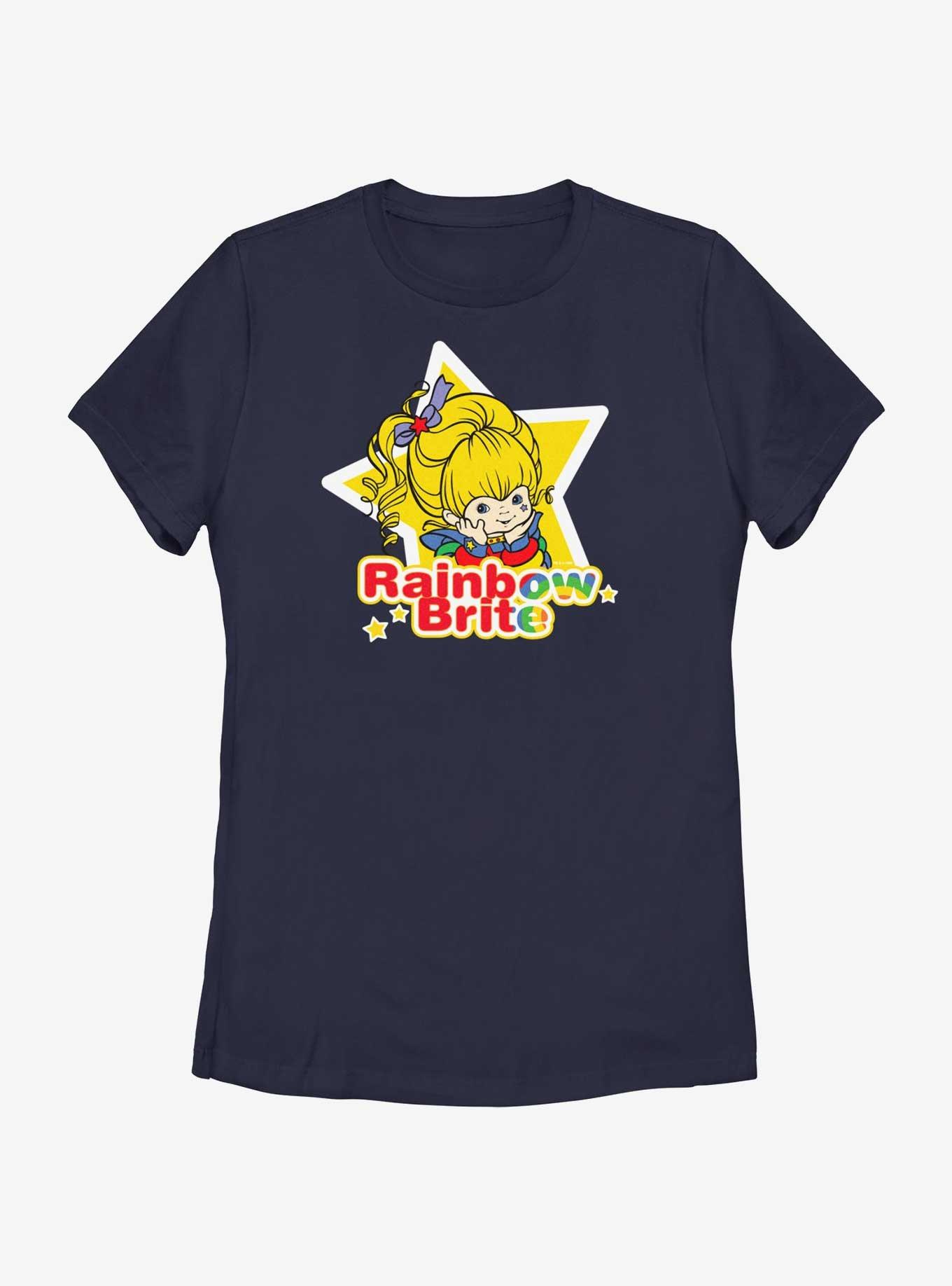 Rainbow Brite Star Badge Womens T-Shirt