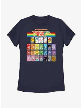 Rainbow Brite Table Of Color Womens T-Shirt, , hi-res