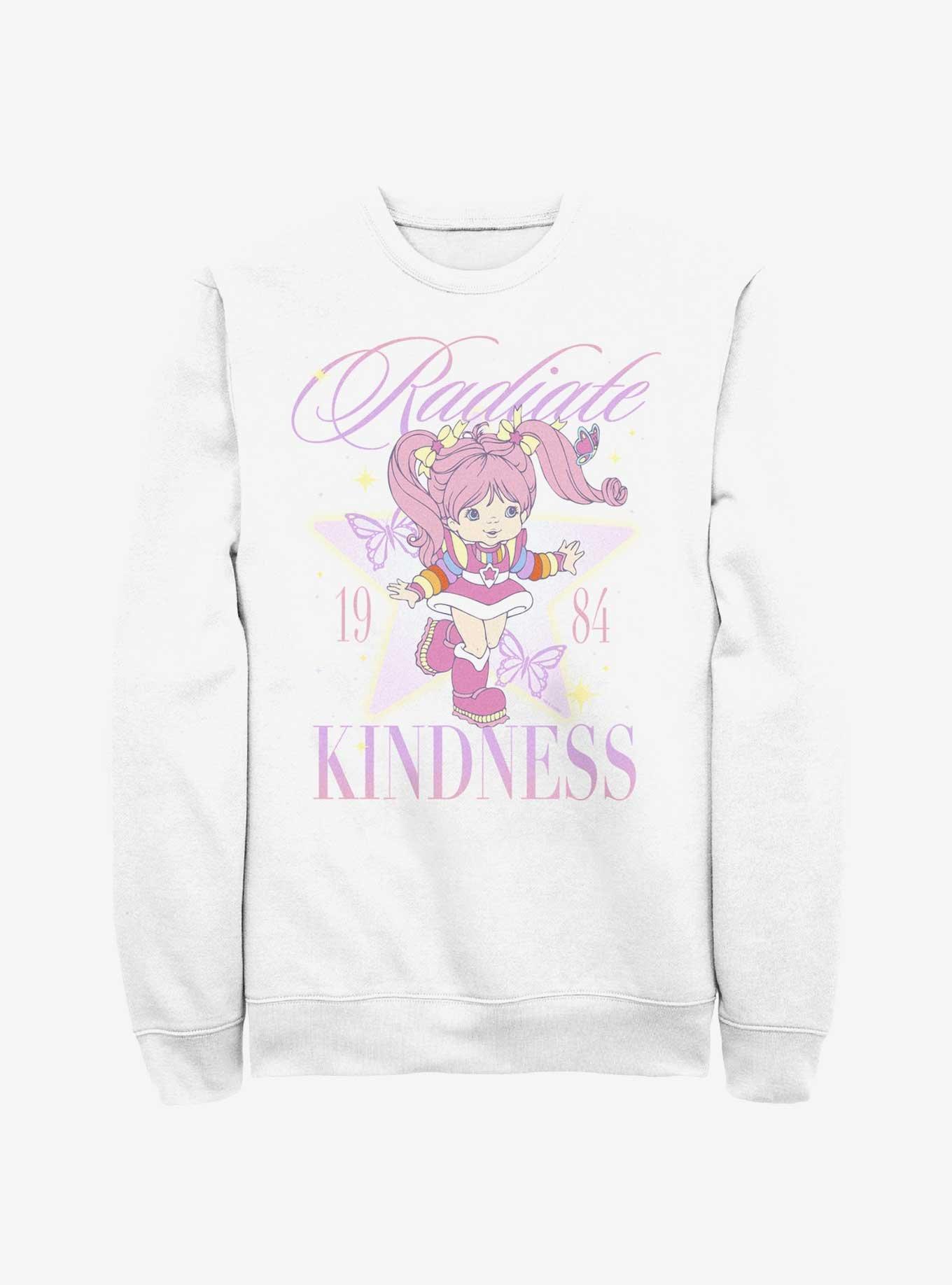 Rainbow Brite Tickled Pink Radiate Kindness Sweatshirt