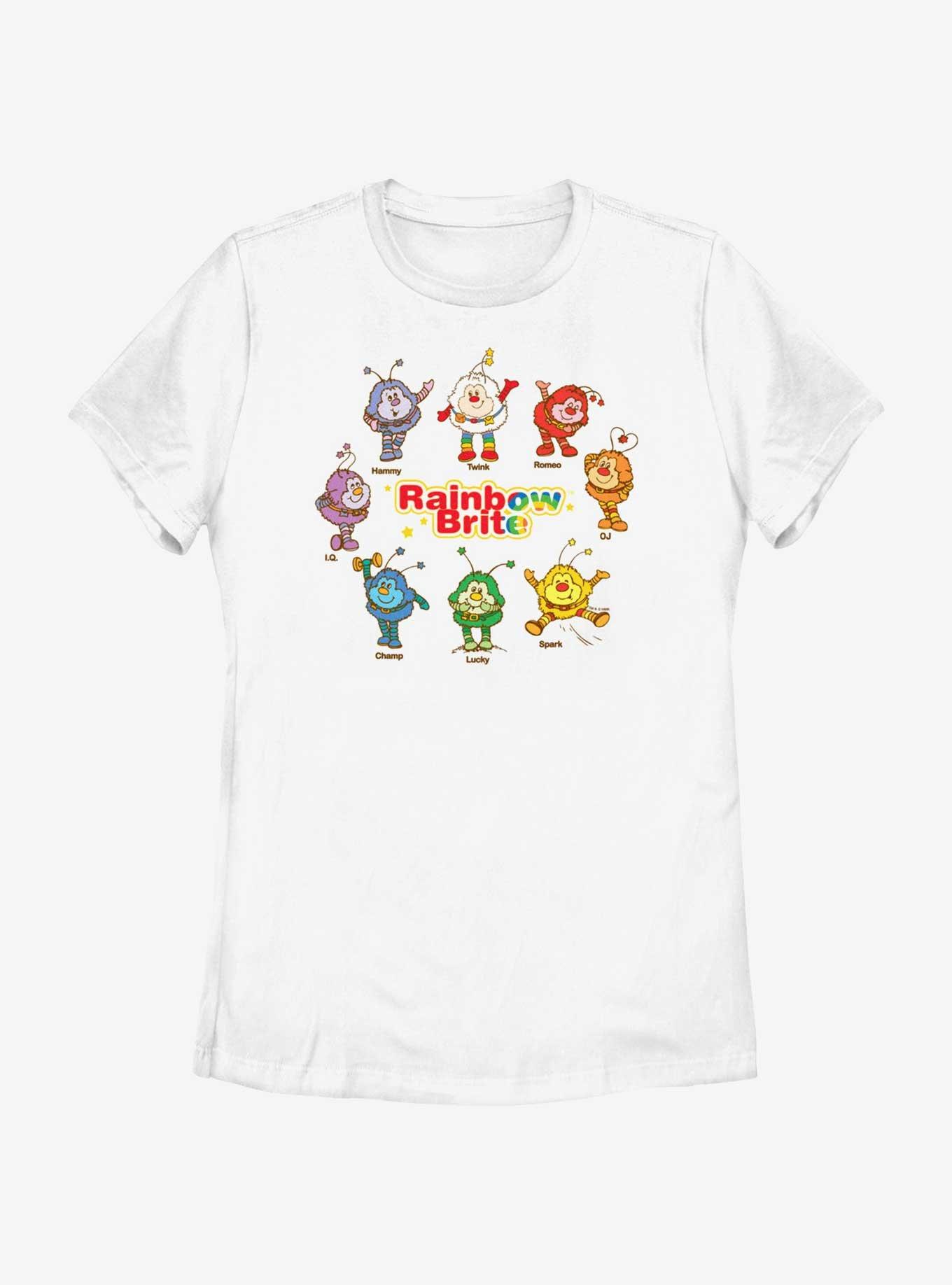 Rainbow Brite Sprites Textbook Womens T-Shirt