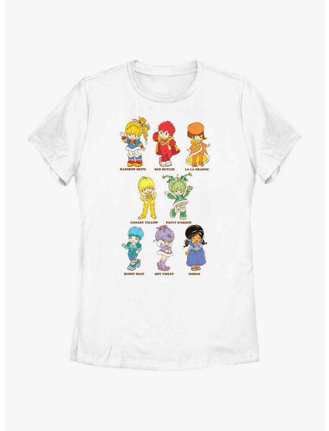 Rainbow Brite Rainbow Friends Womens T-Shirt, WHITE, hi-res