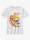 Rainbow Brite Rainbow Coaster Youth T-Shirt, WHITE, hi-res