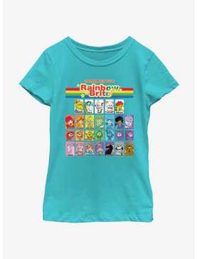 Rainbow Brite Table Of Color Youth Girls T-Shirt, , hi-res