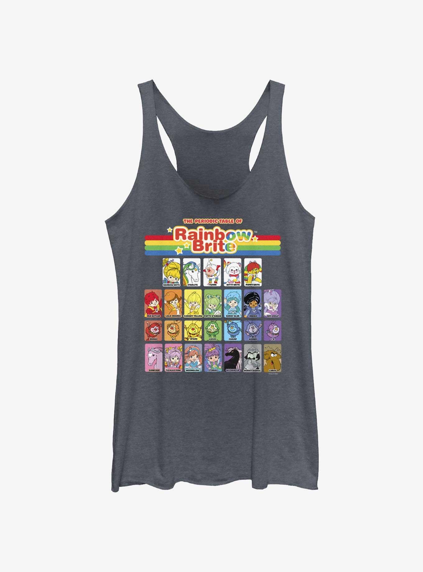 Rainbow Brite Table Of Color Womens Tank Top