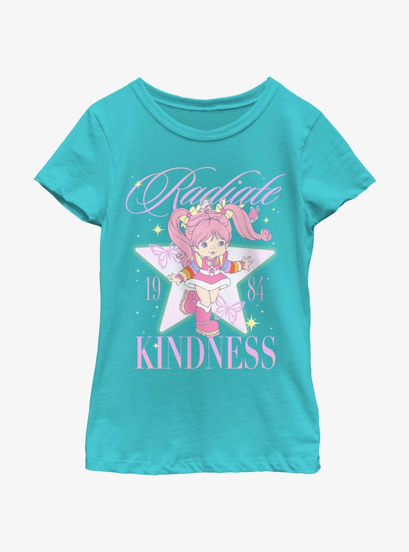 Rainbow Brite Tickled Pink Radiate Kindness Youth Girls T-Shirt