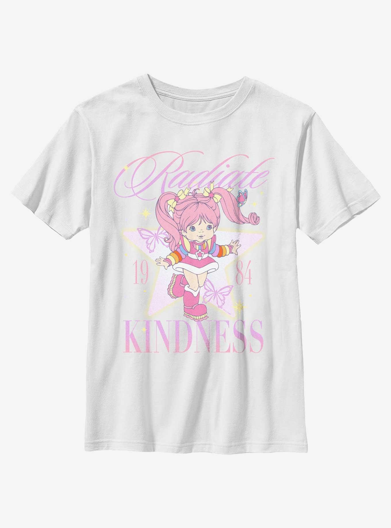 Rainbow Brite Tickled Pink Radiate Kindness Youth T-Shirt