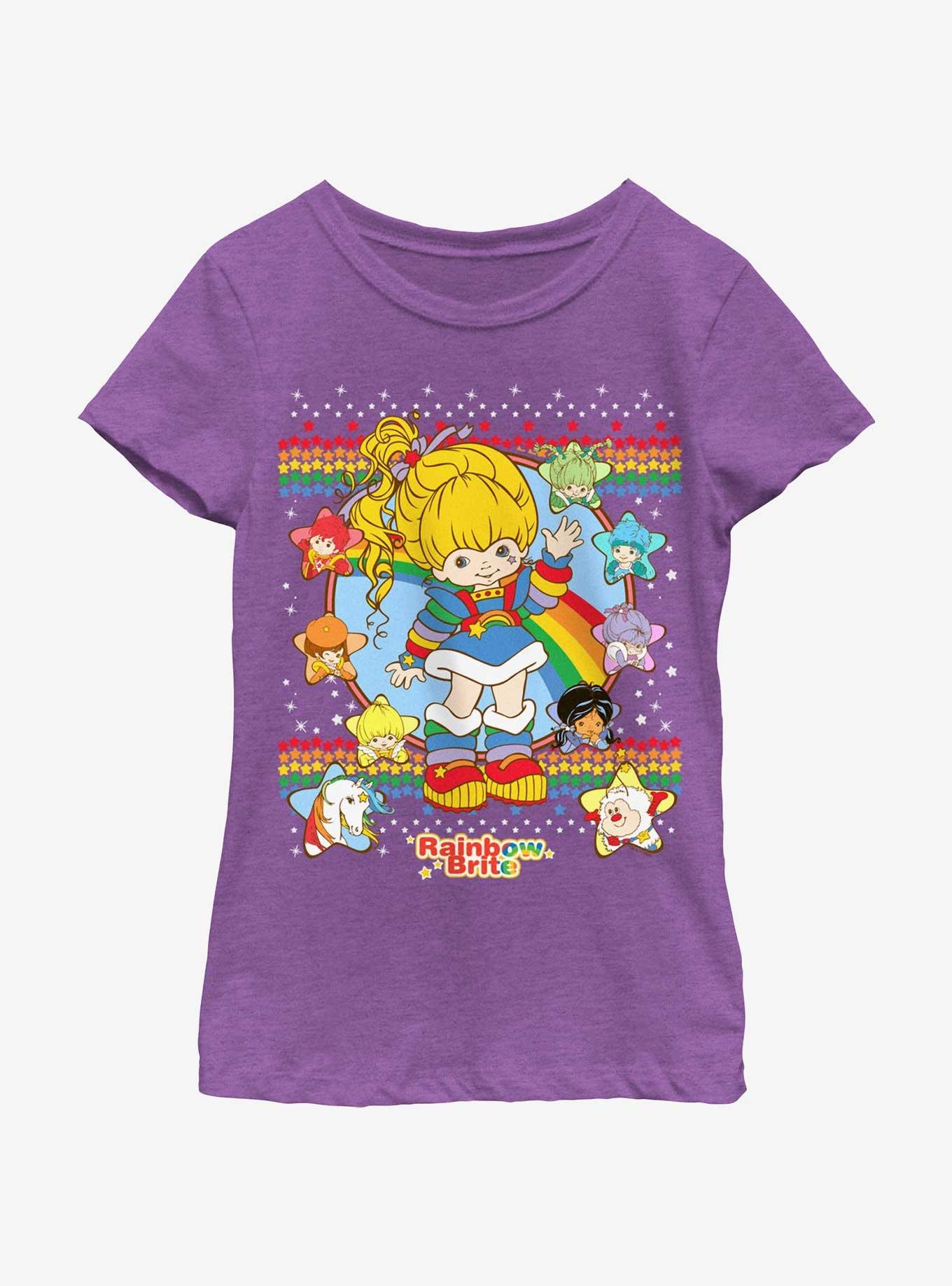 Rainbow Brite Star Rainbows Youth Girls T-Shirt