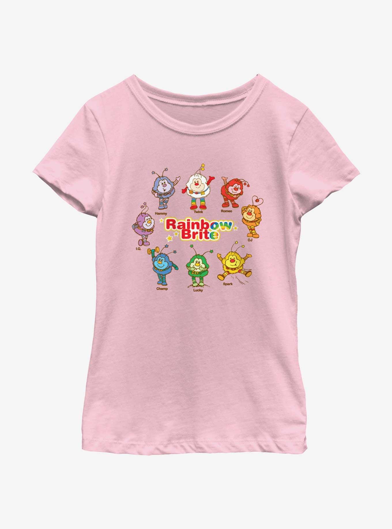 Rainbow Brite Sprites Textbook Youth Girls T-Shirt