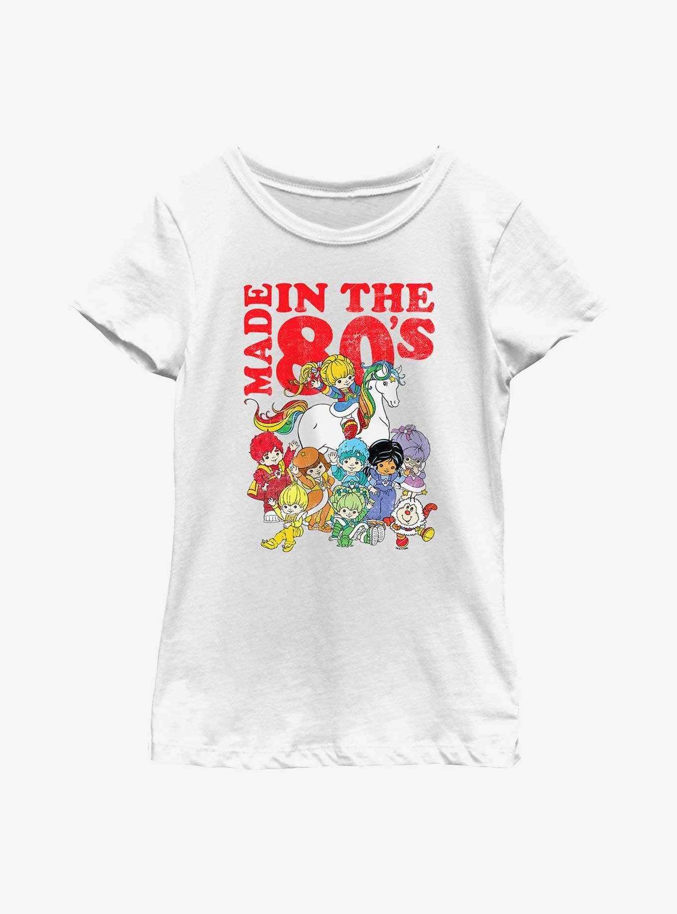 Rainbow Brite Made In The 80's Youth Girls T-Shirt, WHITE, hi-res